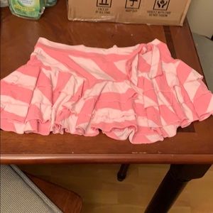 Abercrombie size small tiered miniskirt pink GUC
